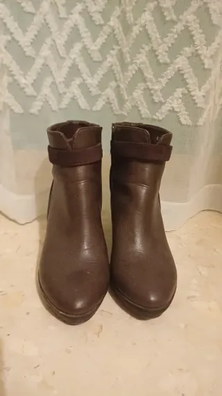 Botas marrones tacón alto