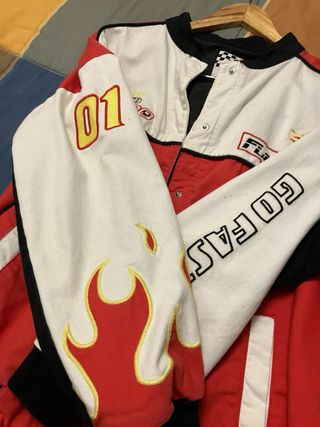 Cazadora vaquera tipo motera M chica