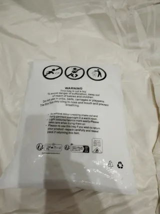 Camiseta manga larga blanca Talla L