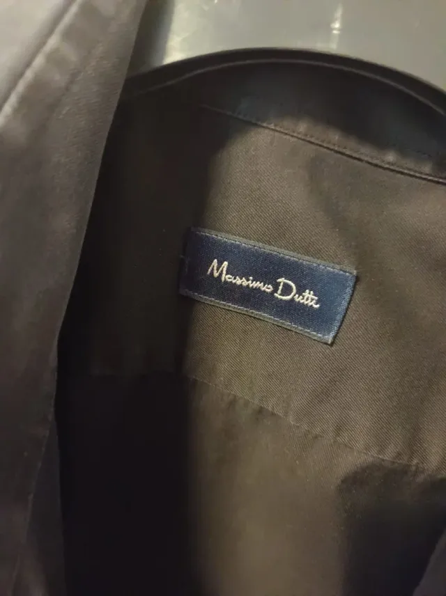 Camisa Massimo Dutti gris hombre