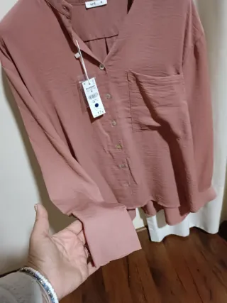 Camisa rosa mujer talla M