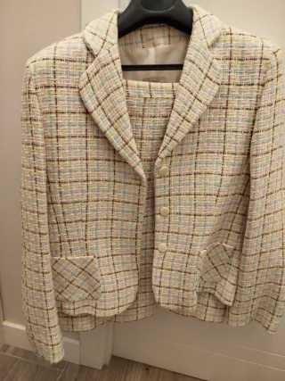 Traje Mujer Falda y Chaqueta Multicolor