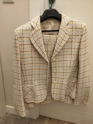 Traje Mujer Falda y Chaqueta Multicolor