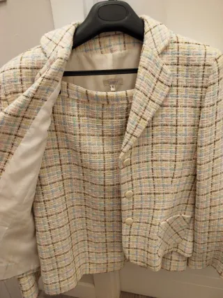 Traje Mujer Falda y Chaqueta Multicolor