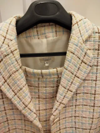 Traje Mujer Falda y Chaqueta Multicolor