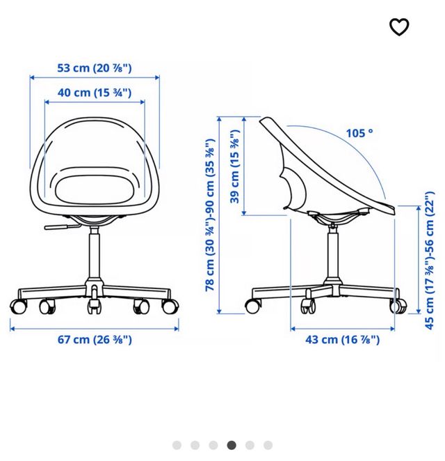 Silla de escritorio moderna