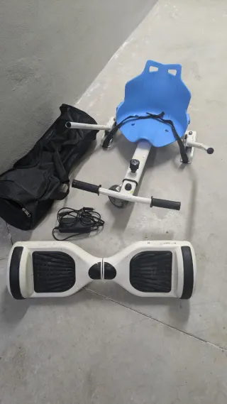 Hoverboard con asiento y cargador
