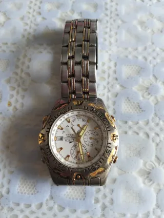 Reloj Lotus Cronógrafo Hombre Oro/Plata