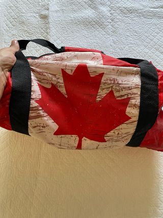 Borsa tela bandiera Canada