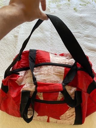 Borsa tela bandiera Canada