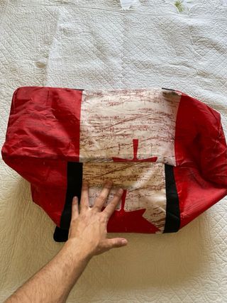 Borsa tela bandiera Canada