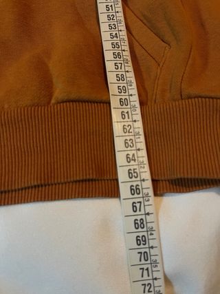 Adidas Sudadera Naranja Tostada Logo Frontal S