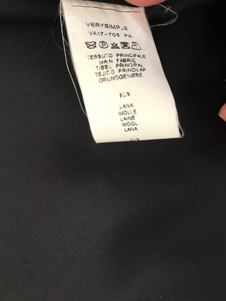 Cappotto donna VERYSIMPLE nero taglia 46