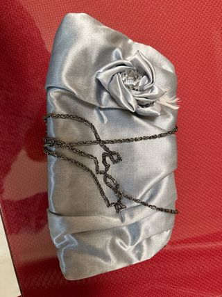 Bolso de fiesta plateado