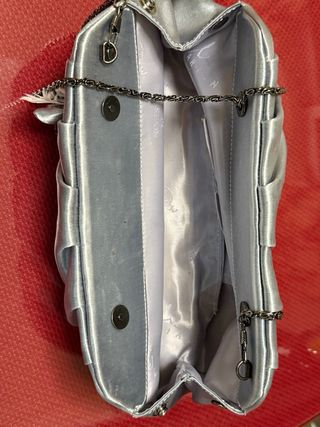 Bolso de fiesta plateado
