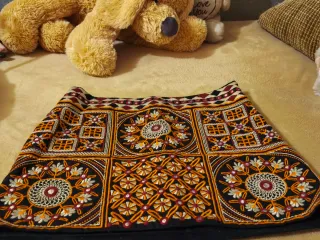 Falda artesanal bordada talla única