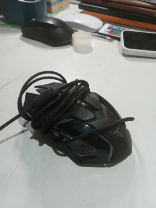 Ratón Gaming Negro con Cable