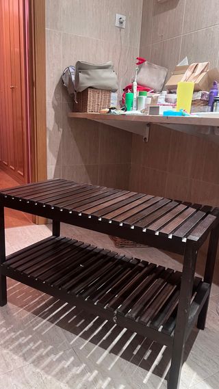 Mobile Scaffale Marrone Scuro