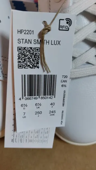 Adidas Stan Smith Lux Oro Bianco