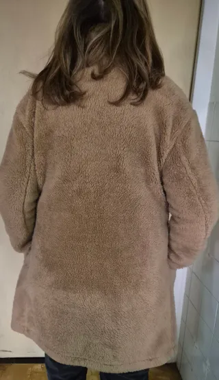 Cappotto ,orsetto color nocciola ,mareone