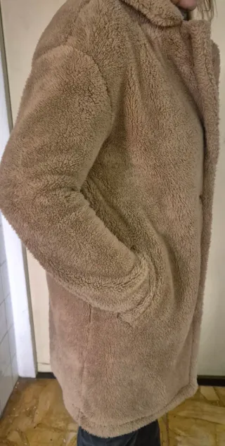 Cappotto ,orsetto color nocciola ,mareone