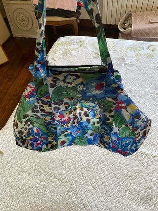 Borsa donna fantasia floreale e animalier