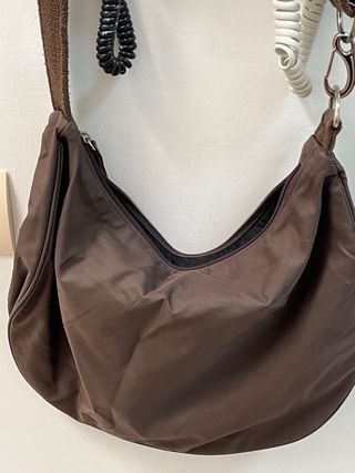 Borsa Fornarina marrone con strass