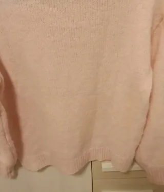 Jersey rosa manga larga