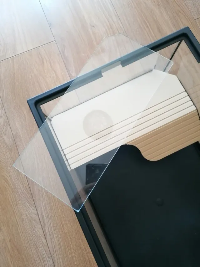 Terrario Tortuga Negro Transparente