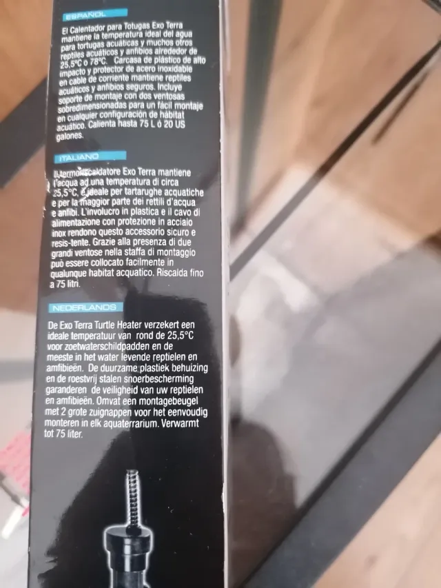 Terrario Tortuga Negro Transparente