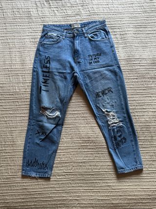 Jeans Terranova strappati uomo