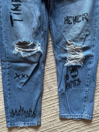 Jeans Terranova strappati uomo