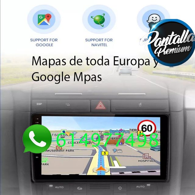 Radio pantalla CARPLAY para Audi A4 / Seat Exeo