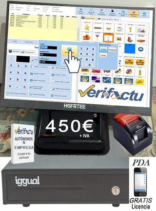 TPV Nuevo con PDA y Licencia Verifactu