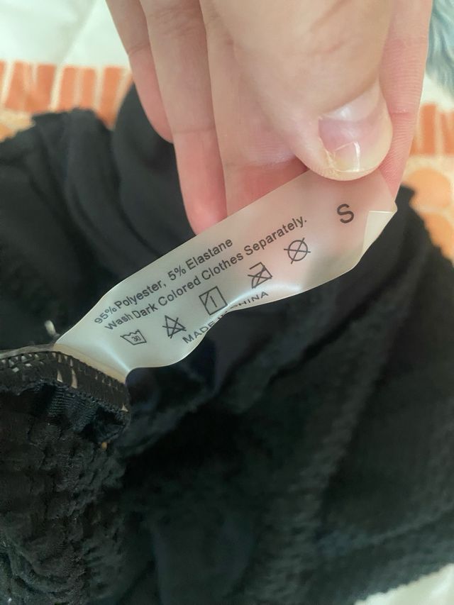 Bañador premamá negro Talla S