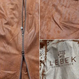 Cazadora Lebek marrón entretiempo