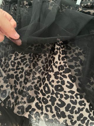 Falda larga tul animal print XXL