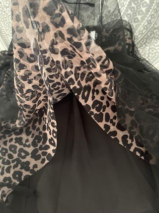 Falda larga tul animal print XXL