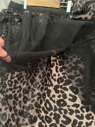 Falda larga tul animal print XXL