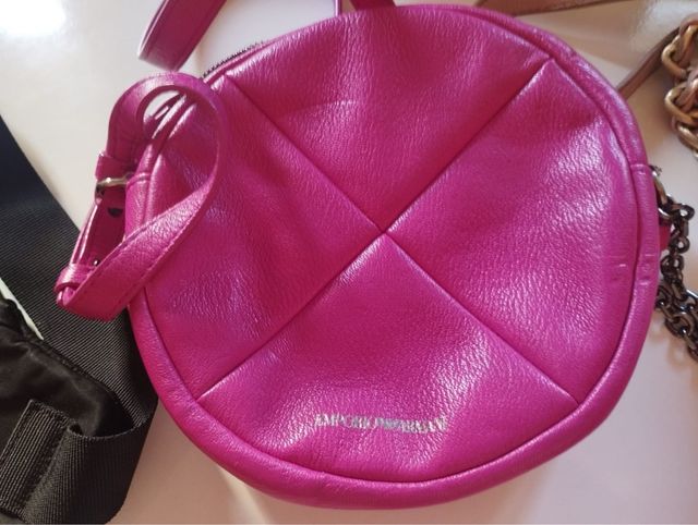 Bolso Redondo Emporio Armani Rosa
