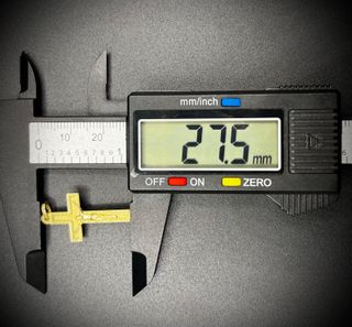 Colgante Cruz Oro 18K 0.88gr