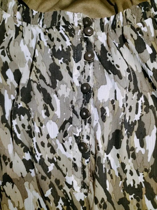 Vestido verano estampado camuflaje