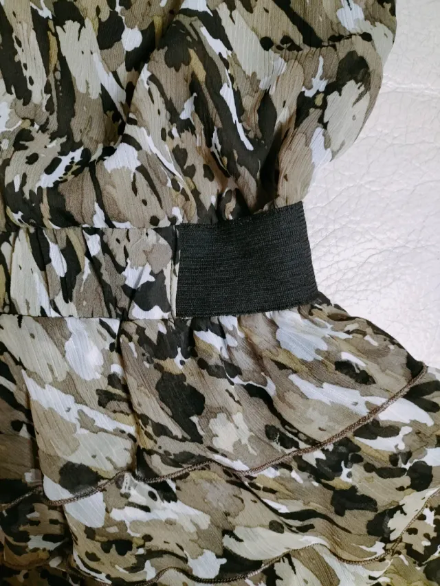 Vestido verano estampado camuflaje