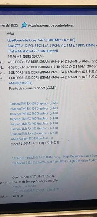 Ordenador Gaming i7 Negro
