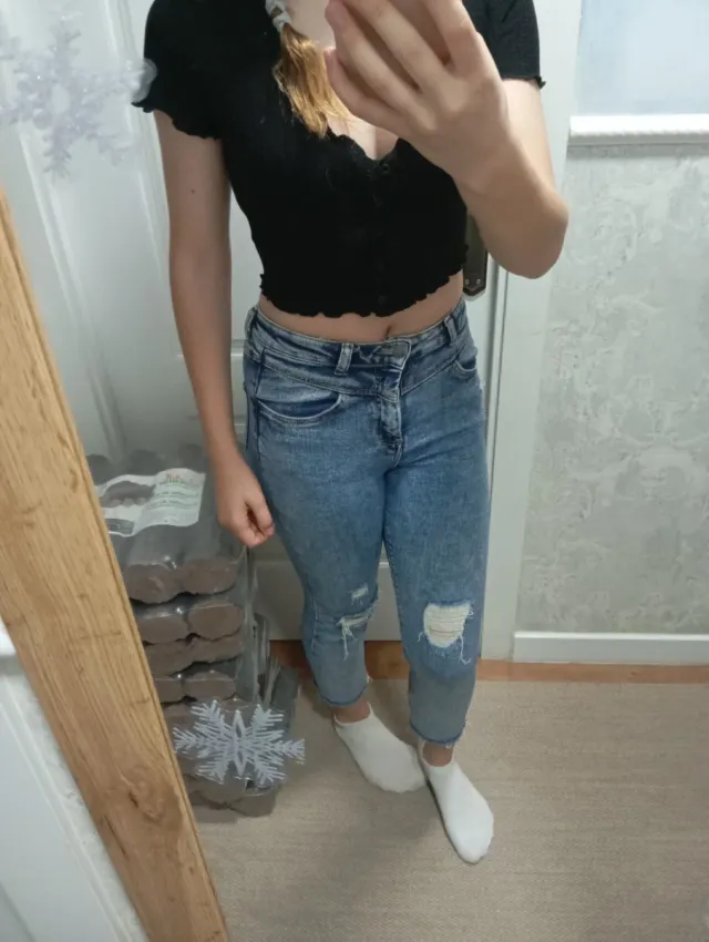 Vaqueros rotos XXS kiabi