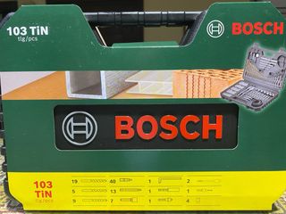 Maletín Bosch 103 Piezas Brocas y Puntas