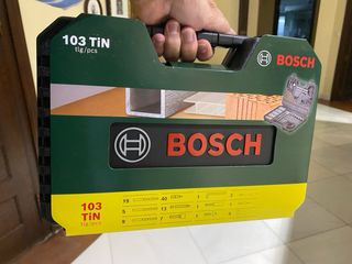 Maletín Bosch 103 Piezas Brocas y Puntas