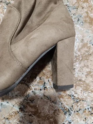 Botas altas tacón marrón