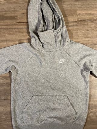 Sudadera Gris Nike con Capucha Talla XS