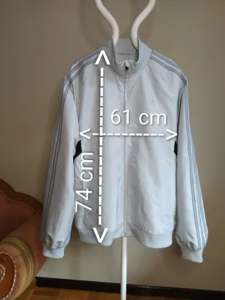 Chaqueta Adidas Gris Talla L